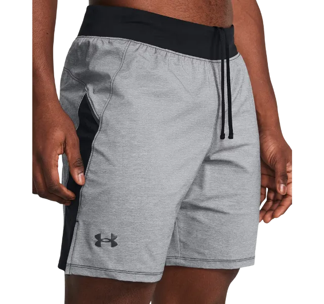 Under Armour Launch Pro 7 Inch Shorts - Heather Grey/Black