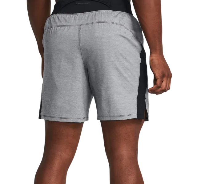 Under Armour Launch Pro 7 Inch Shorts - Heather Grey/Black