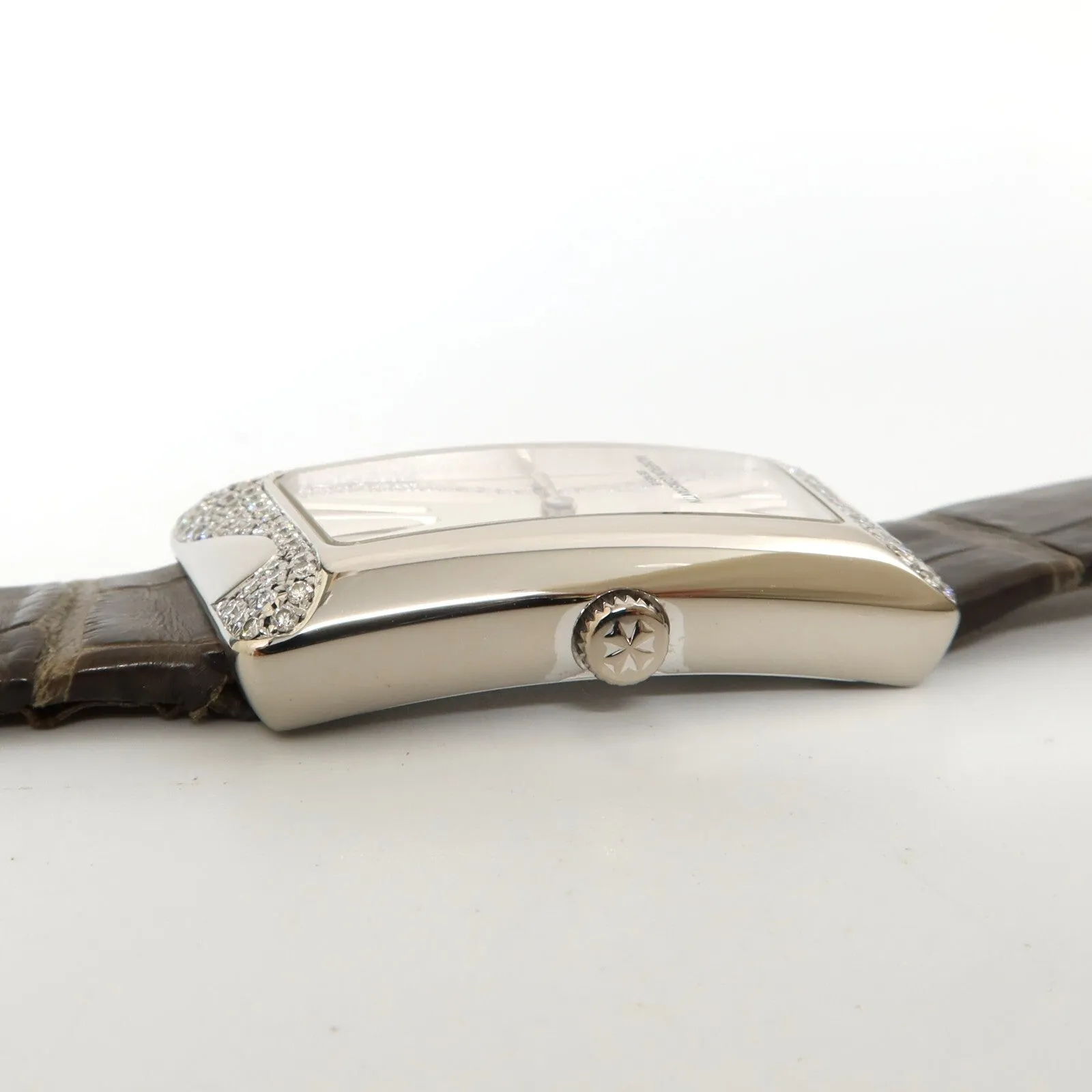 Vacheron Constantin Cambree 1972 Solid 18kt White Gold Factory Diamond 25517