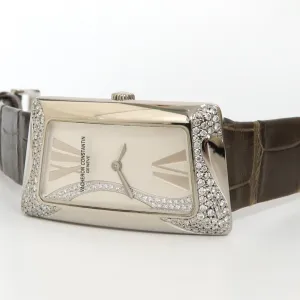 Vacheron Constantin Cambree 1972 Solid 18kt White Gold Factory Diamond 25517