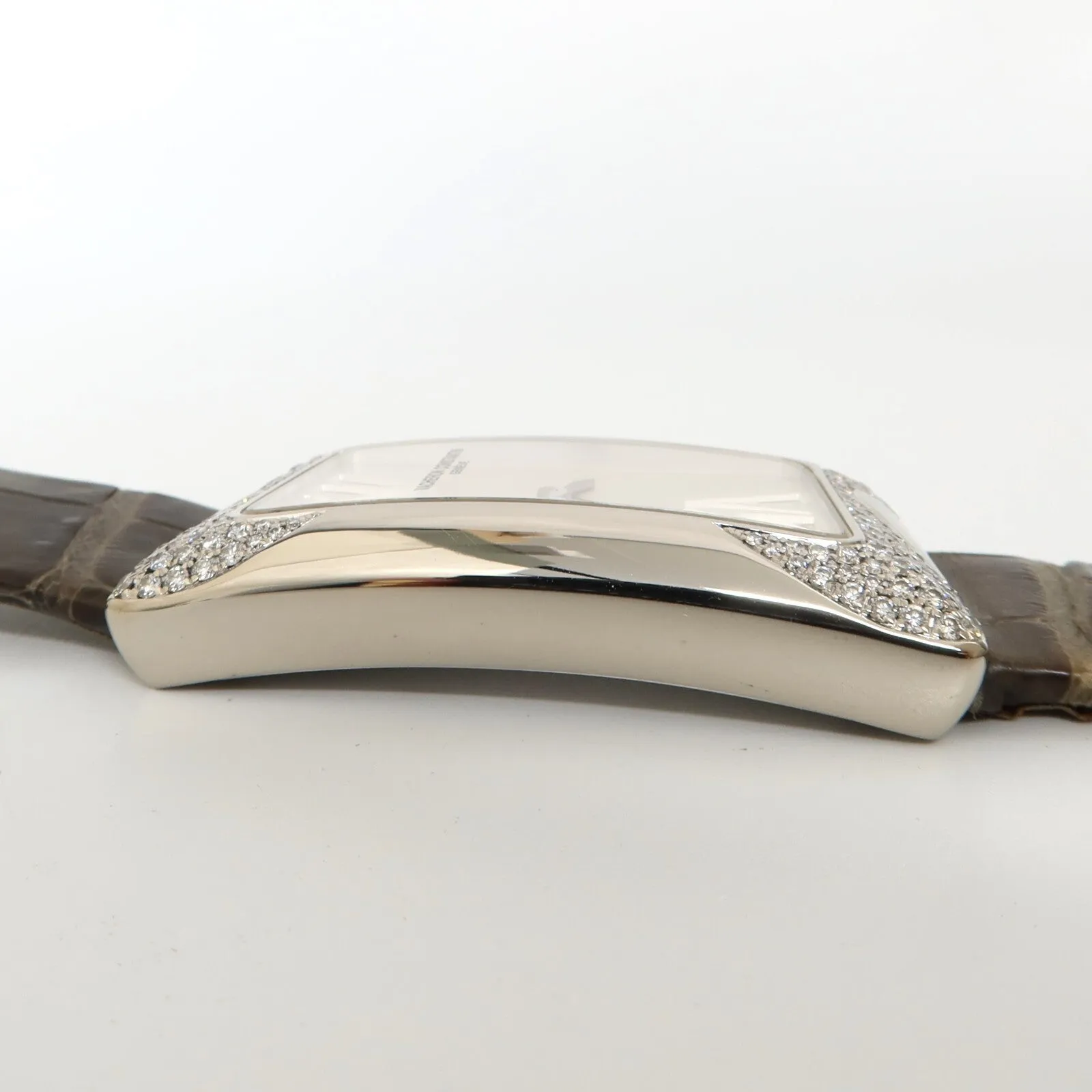 Vacheron Constantin Cambree 1972 Solid 18kt White Gold Factory Diamond 25517
