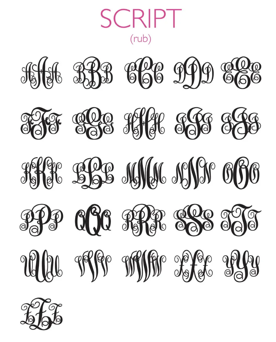 Vineyard Square Monogram Necklace