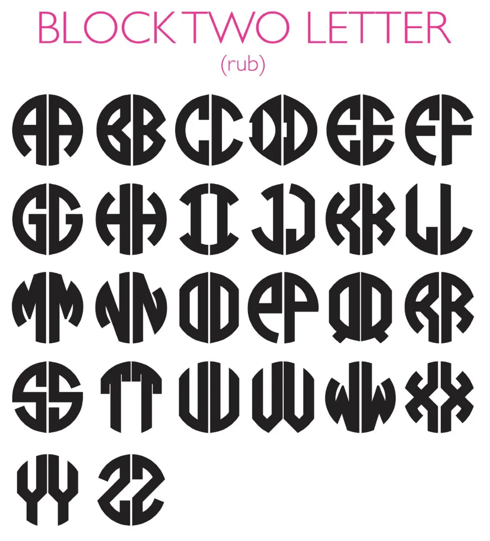 Vineyard Square Monogram Necklace