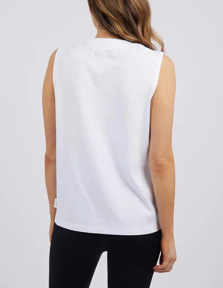 Vintage Muscle Tank - White
