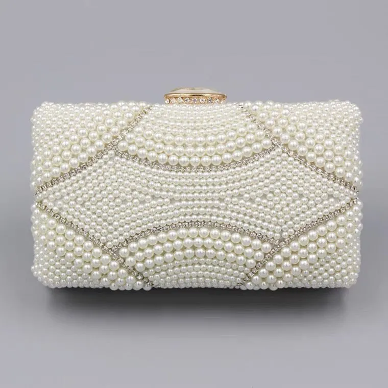 Violeta Pearl Evening Clutch