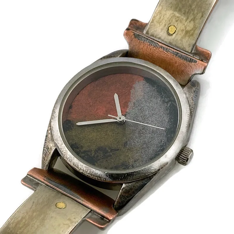 Watch With Silver, Three Tone Dial