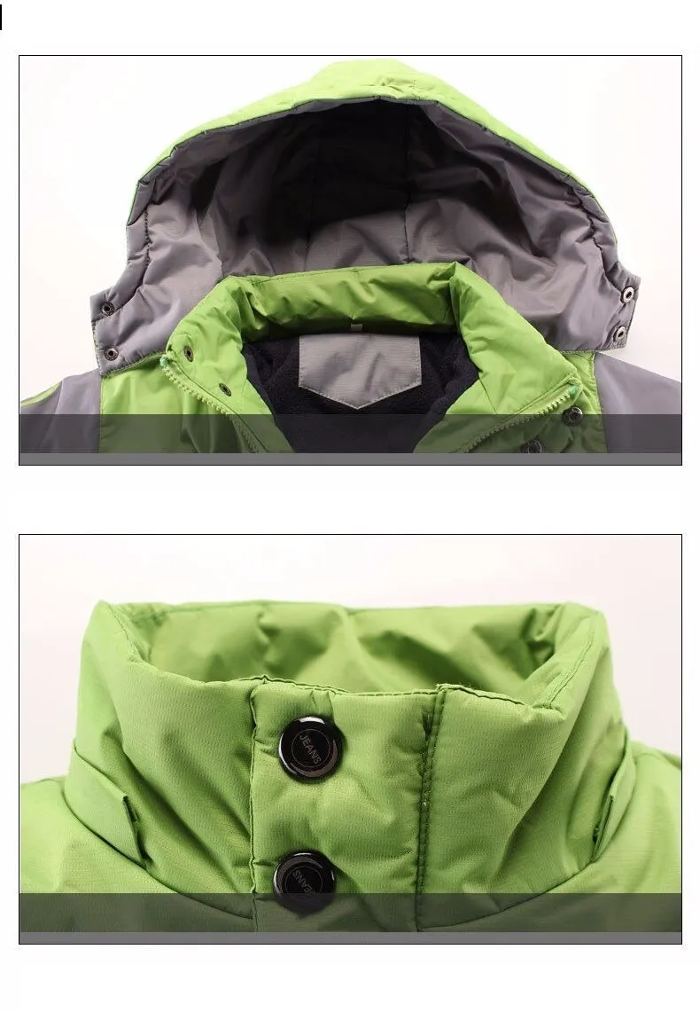 Waterproof Windproof Kids Winter Coat Padded Winter Coat for Childrens Waterproof Winter Coat