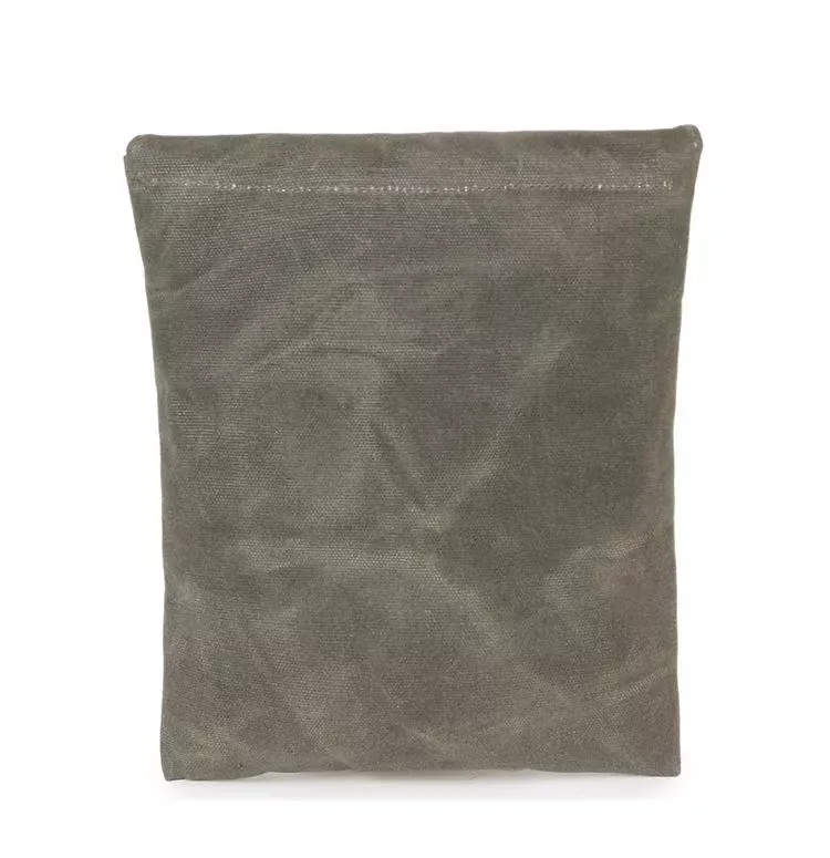 Waxed Canvas - Padded Sleeve (18cm W x 24cm L)