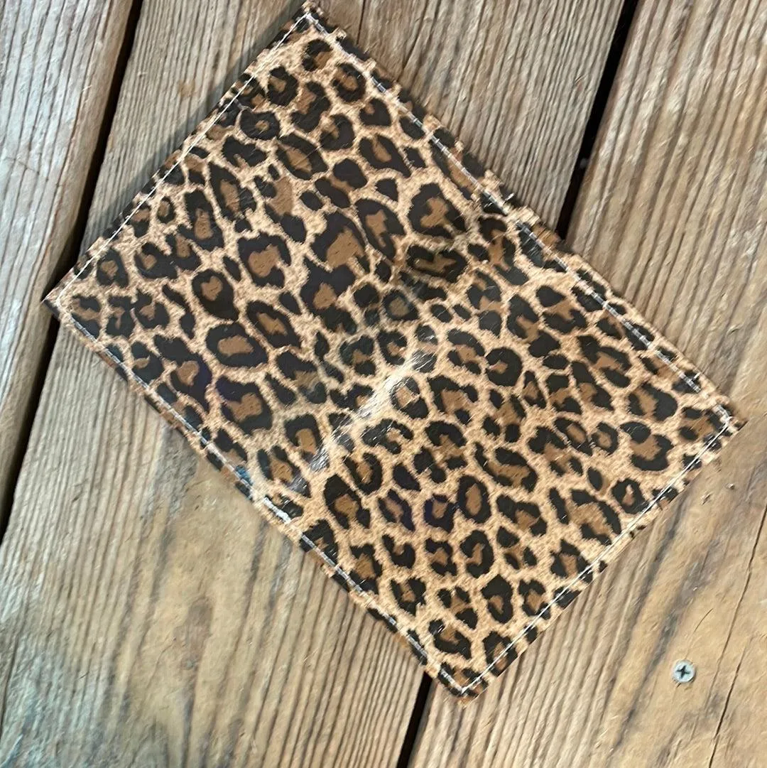 Waylon Wallet -  w/ Leopard Leather