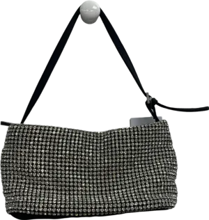 Whistles Black Gem Clutch Bag