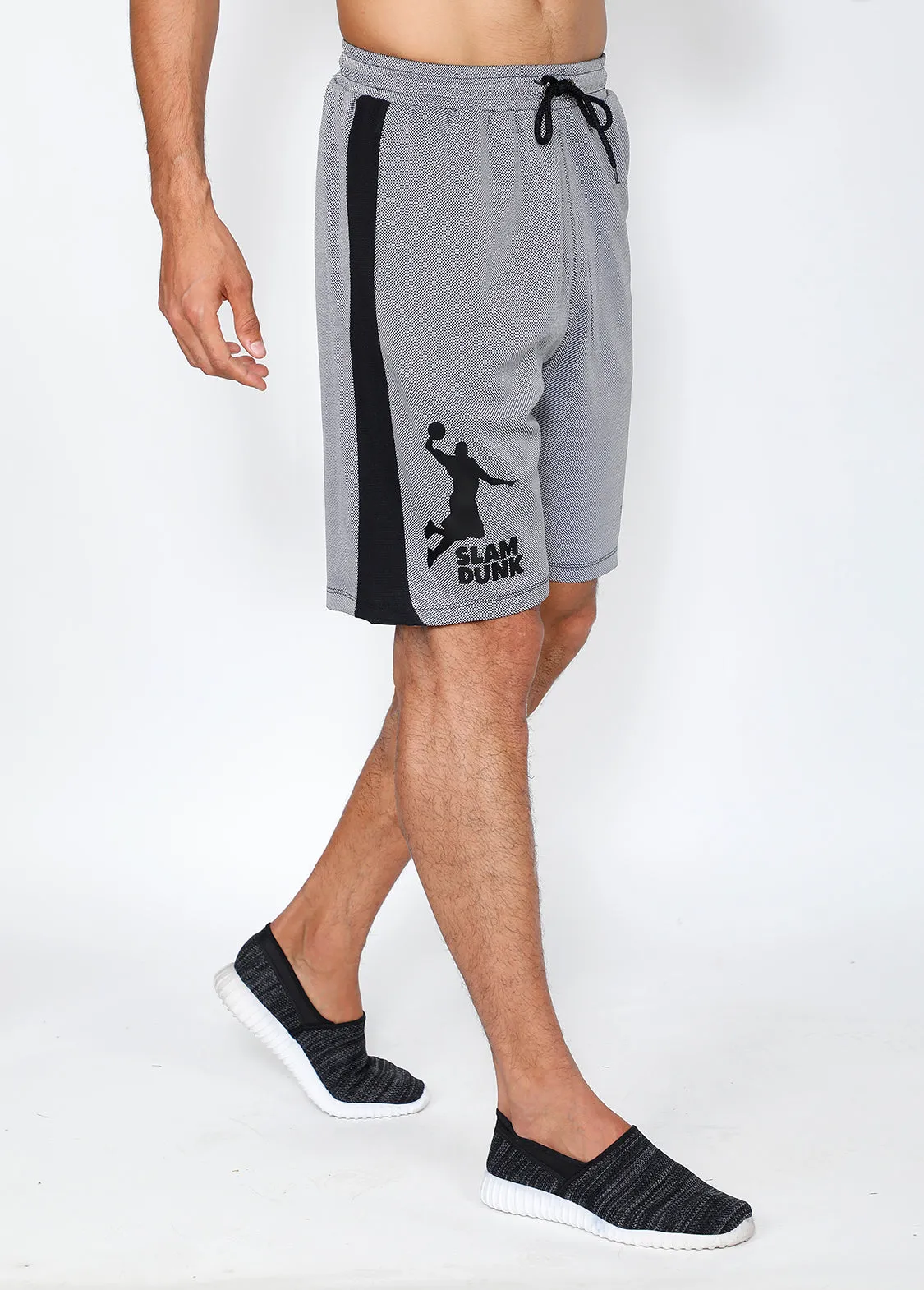 White & Black Basketball Shorts