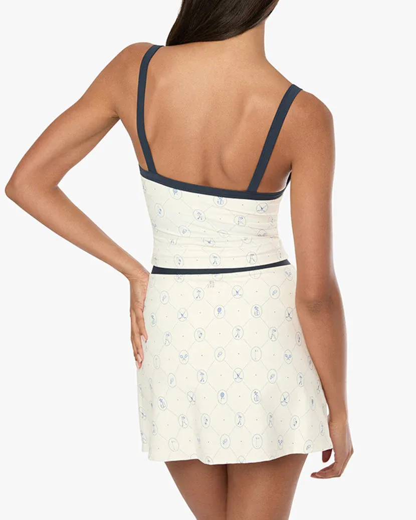 Wide Strap Scoop Tank & Active Skort by We Wore What