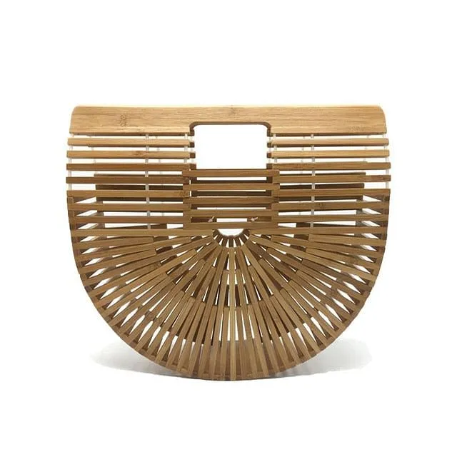 Women Bamboo Wood clutch Bags handmade