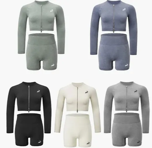 Women Seamless 2 Piece Workout Set