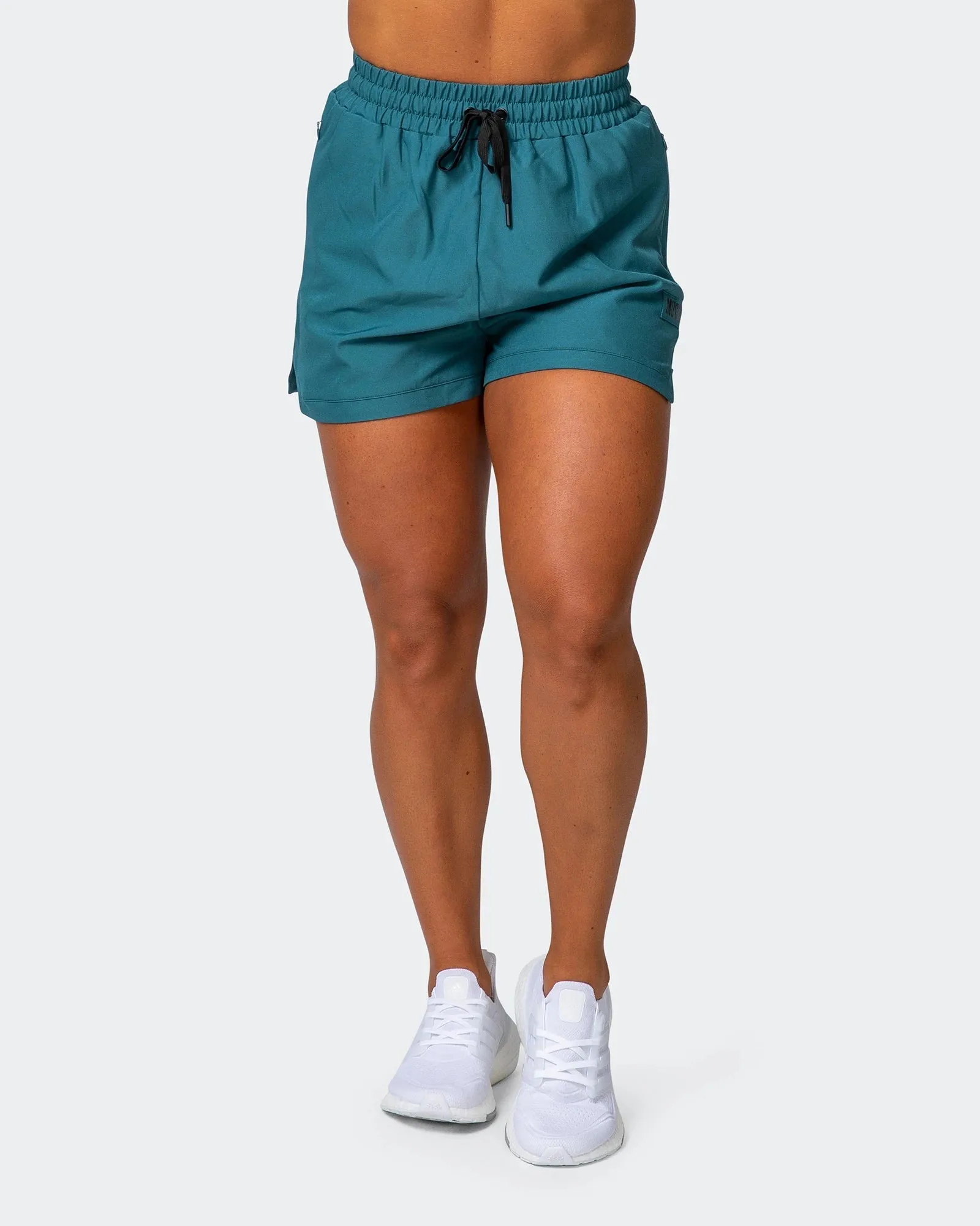 WOMENS ELEVATE ACTIVE SHORTS Deep Teal