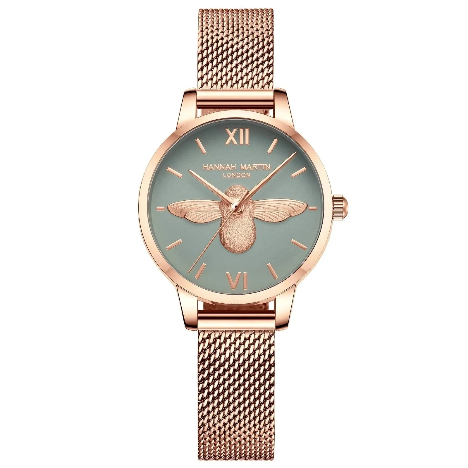 Women's Engraved Bee Dial Luxury Quartz Watch