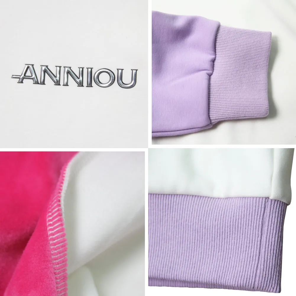 Women's Fleece Contrast Hoodie