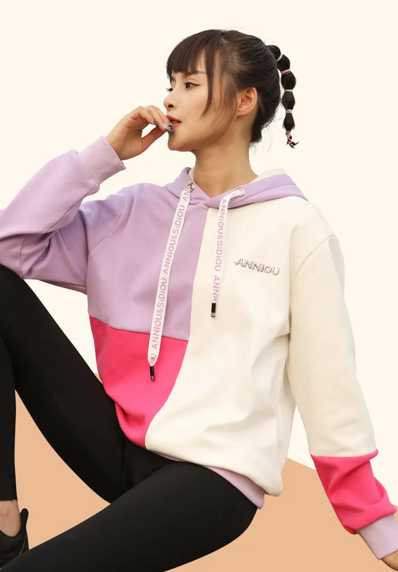 Women's Fleece Contrast Hoodie