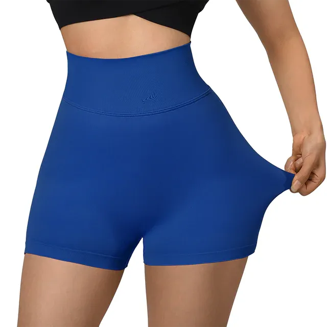 Women's High Waist Workout Seamless Fitness Yoga Shorts