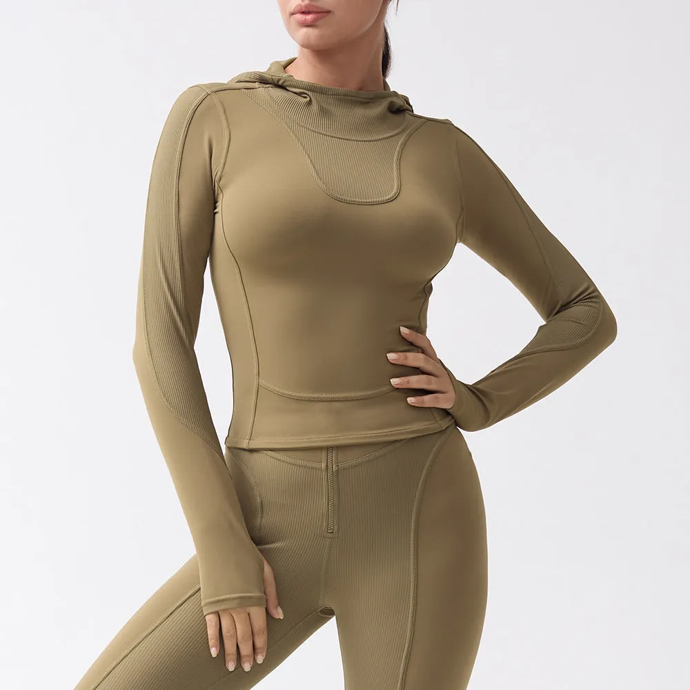 Women's Long-sleeved Pullover Outdoor Workout Clothes Sports Top