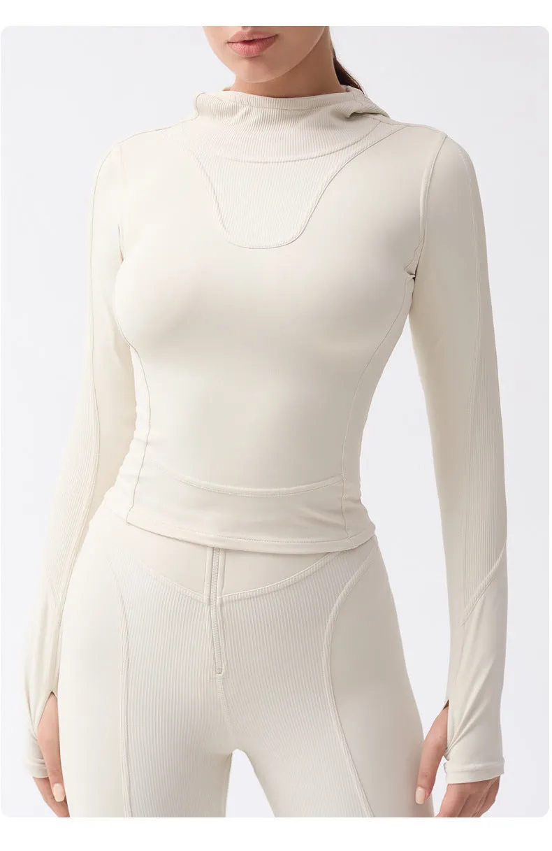 Women's Long-sleeved Pullover Outdoor Workout Clothes Sports Top