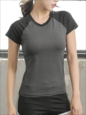 Women's Quick Dry Short Sleeve Workout Top
