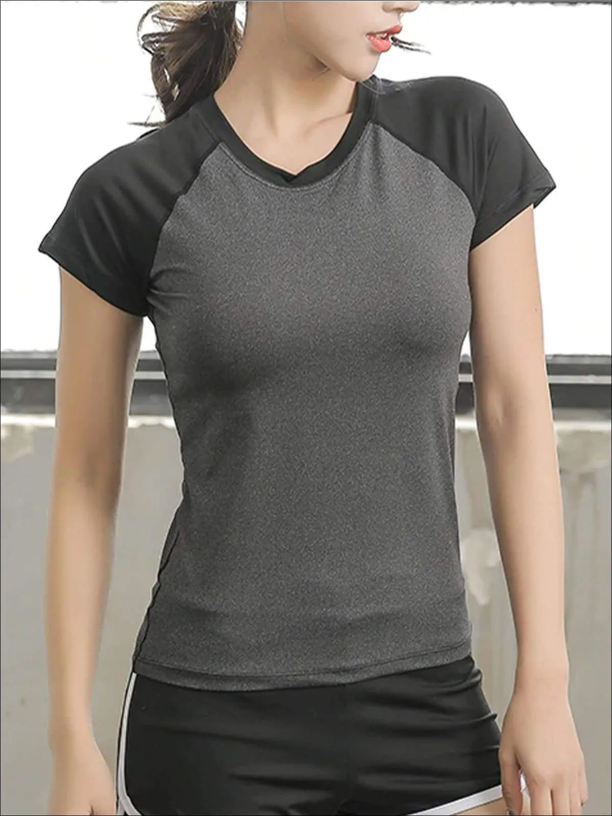 Women's Quick Dry Short Sleeve Workout Top