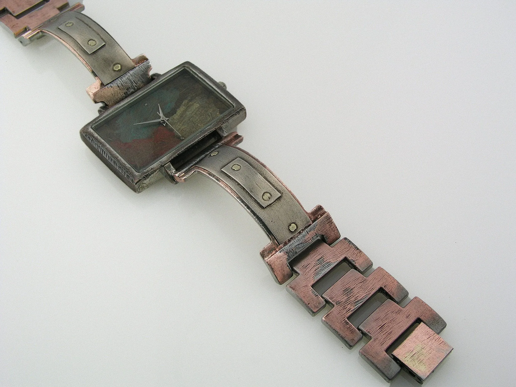 Women's Watch, brass & silver, Multicolor Dial