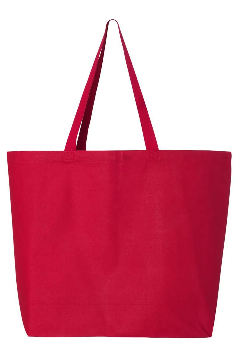 Work Of Heart Roses Canvas Jumbo Tote
