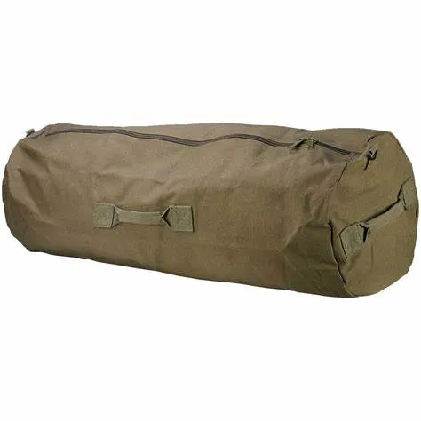 World Famous Zippered Canvas Duffle Bag