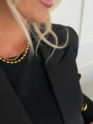 XL Gold Beaded Necklace