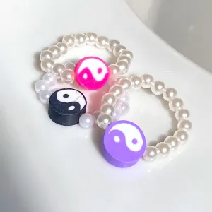 Yin Yang Pearl Ring