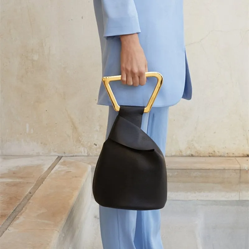 Z Leather Knot Bag