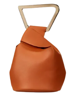 Z Leather Knot Bag