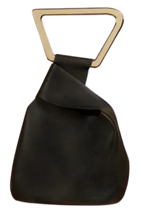 Z Leather Knot Bag