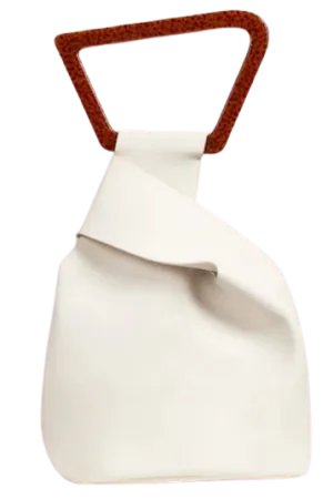 Z Leather Knot Bag