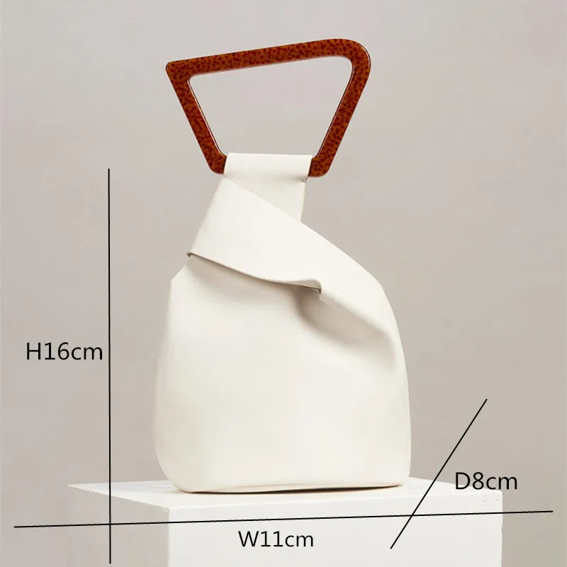 Z Leather Knot Bag