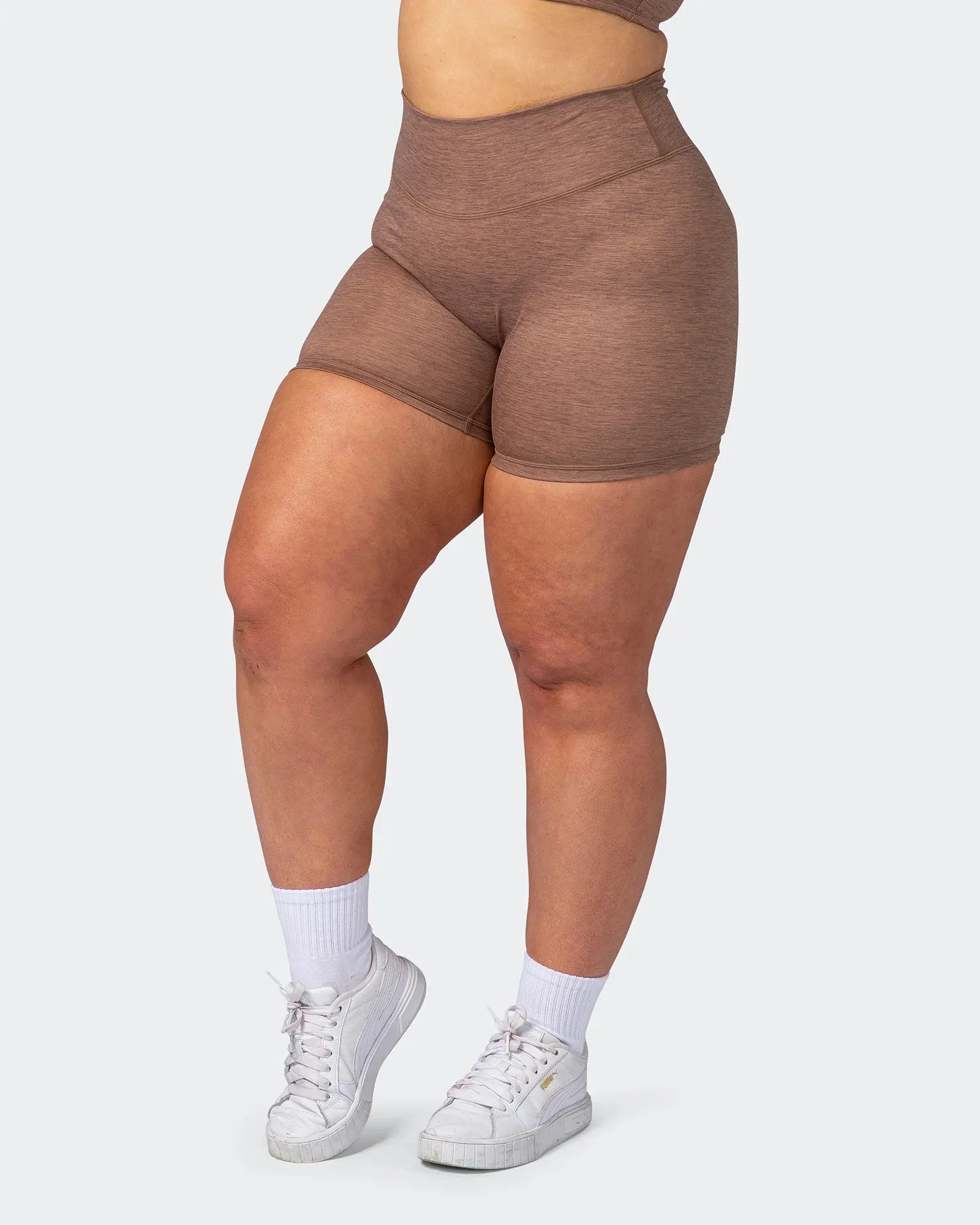 Zero Rise Everyday Midway Shorts - Nutmeg Marl