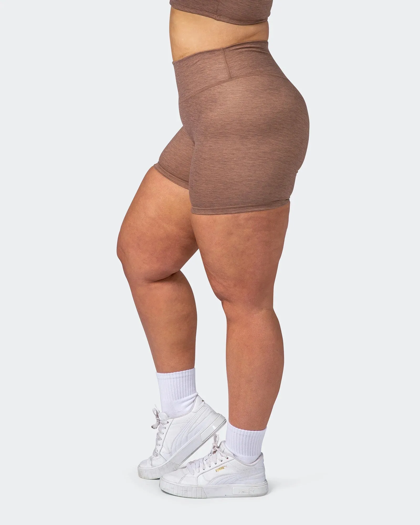 Zero Rise Everyday Midway Shorts - Nutmeg Marl