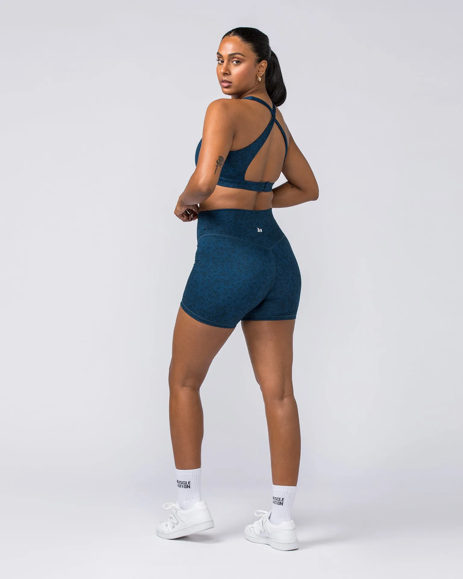 Zero Rise Everyday Midway Shorts - Pacific Abstract Print